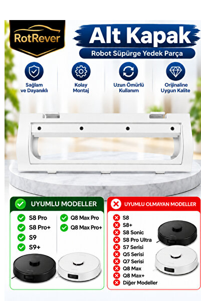 Ozemtek Roborock Q8 Max Pro / Q8 Max Pro+ Poklopac četke robotskog usisavača ...
