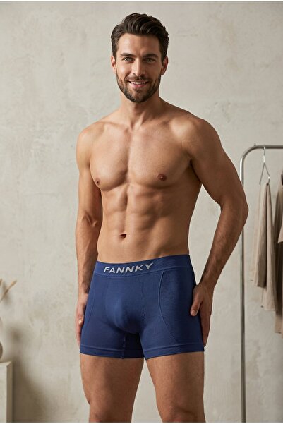 WomanAndKids Night Navy Blue Men's Casual Comfort Daily Boxer