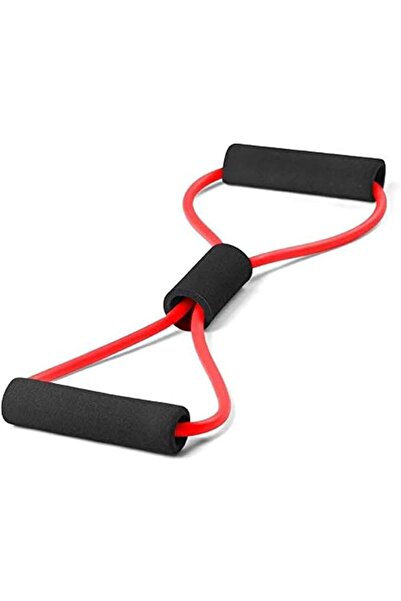 Generic Unisex 8 Shaped Fitness Elastic Rubber Loops Pull Rope Premium Resist...