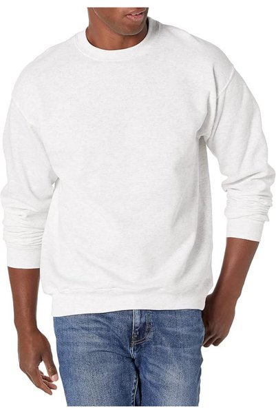 HANES Men's Ecosmart Fleece Sweatshirt, Cotton-blend Pullover, Crewneck Sweat...