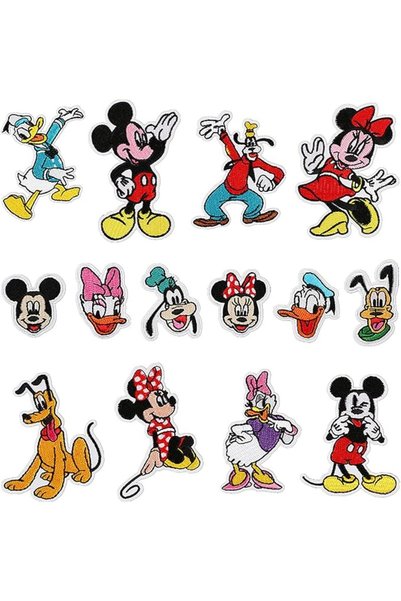 GENERAL 21 Pieces Sew On Iron on Patches, Embroidered Applique Patches Fabric...