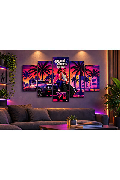 Genel Markalar Grand Theft Auto VI (GTA 6) Tablo dekoratif