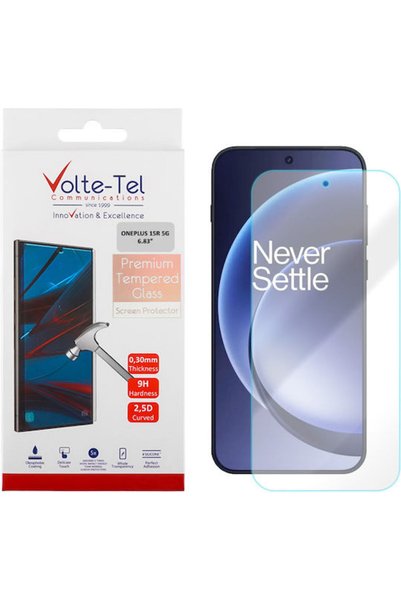 Volte-Tel Σκληρυμένο Γυαλί Oneplus 15r 5g 6.83 ιντσών 9H 0.30 χιλιοστά 2.5D Π...