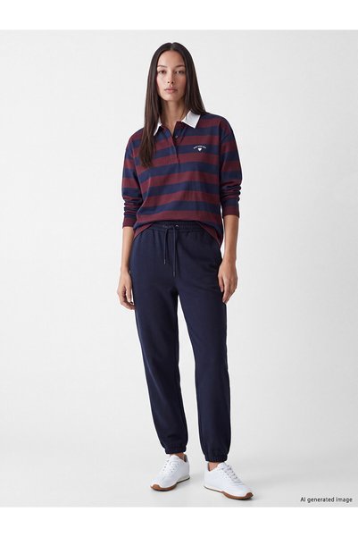 LC Waikiki Ozmarka New Season Navy Blue Women's Thick Jogger Sweatpants