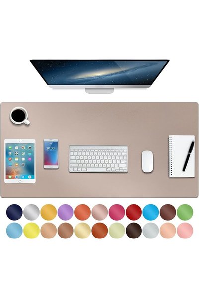 GENERAL Leather Desk Mat,Desk Pad,Desktop mat,Waterproof Desk Mat for Desktop...