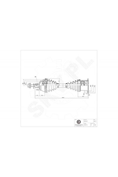 ESEN SKV Arbore planetar Audi A6 față dreapta 4F0407272J