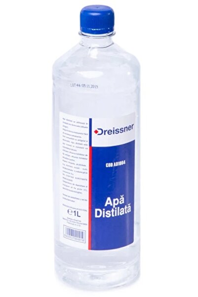 Dreissner Apa distilata AD 1004, volum 1 litru