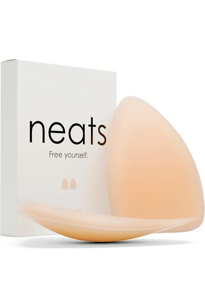 NEATS Triangle Nipple Covers for Women, Reusable Hypoallergenic Adhesive Sili...