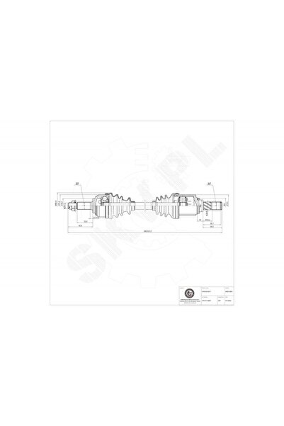 ESEN SKV Planetara față stânga Nissan Micra C Micra III Note 391011U600