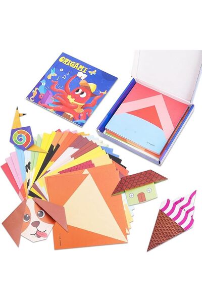 EXCEFORE Kids Origami Kit, 108 Sheets in 54 Unique Designs, Perfect for Educa...