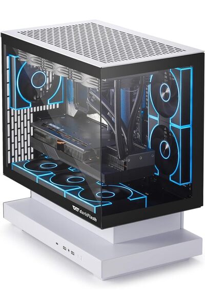 darkFlash دارك فلاش صندوق كمبيوتر العاب F1 مايكرو ايه تي اكس من فلاترون، تدفق...