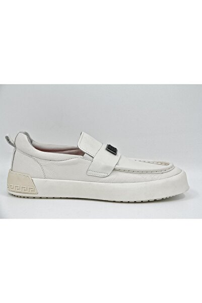 LUCIANO BELLINI Alfa 5405 Men's Loafer Shoes - Cream