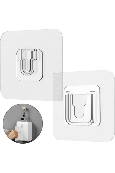 GENERAL 12 Pair Double-Sided Adhesive Wall Hooks,Waterproof and Oilproof Hole...