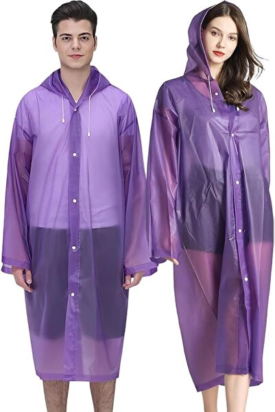 Generic Rain Ponchos for Adults Reusable, 2 Pcs Raincoats Emergency for Women...
