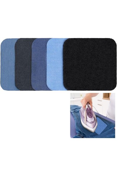 GENERAL Iron-On Jeans Patches, Pack of 25 Iron-On Jeans Patches