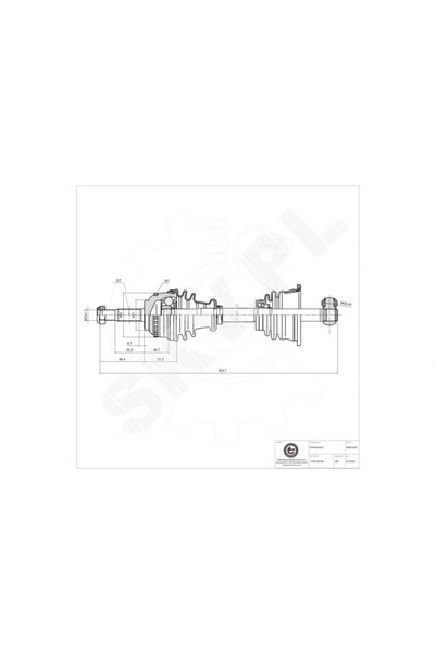 ESEN SKV Arbore de transmisie Nissan Kubistar Renault Clio II III Kangoo Thal...