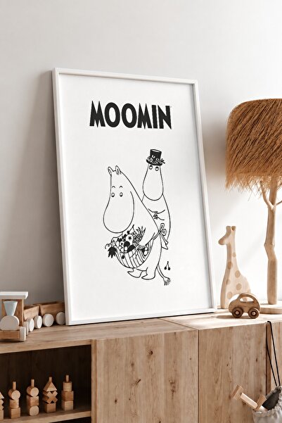 KEYFHOME Moominanne που μαζεύει φρούτα Πλαίσιο MDF Πίνακας Αφίσα Διακόσμηση Τ...