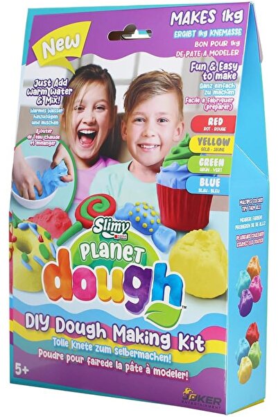Slimy Planet Dough DIY Dough Making Kit 4 Colors with Tools 1kg, Fun, Safe an...