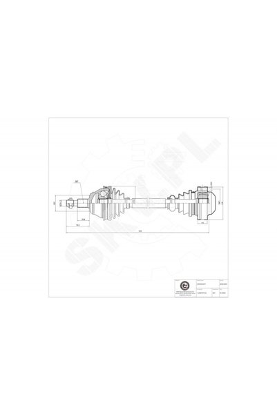 ESEN SKV Planetară Audi A3 TT Seat Leon Skoda Octavia I VW Bora I Golf IV, fa...