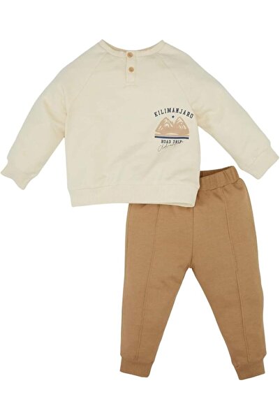 defacto fashion DeFacto Baby Boys DeFacto Round Neck Long Sleeve Baby Boy Paj...