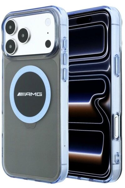 MERCEDES Θήκη Amg Iml Διαφανής Δίχρωμη Magsafe για Iphone 18 Pro Max / 17 Pro...