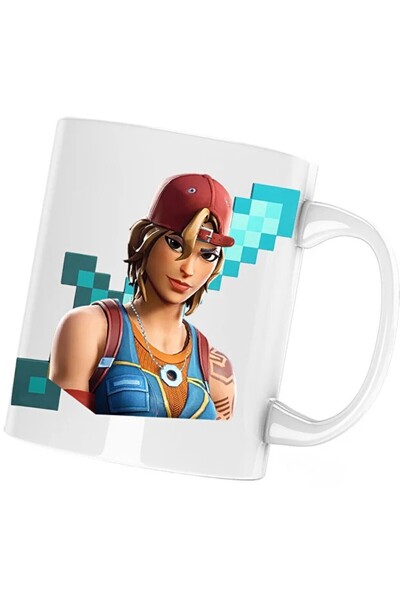 INOVATIX Cana Sparkplug Fortnite Minecraft Diamond Sword, alba, 330 ml