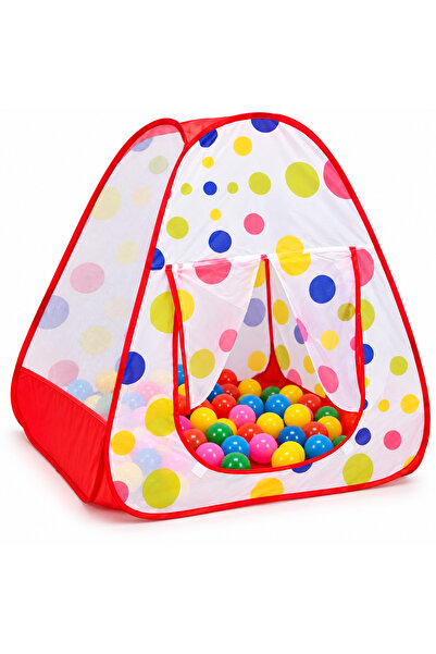 Generic Brand Foldable Baby Play Tent Kids Playhouse with 50 Color Balls
