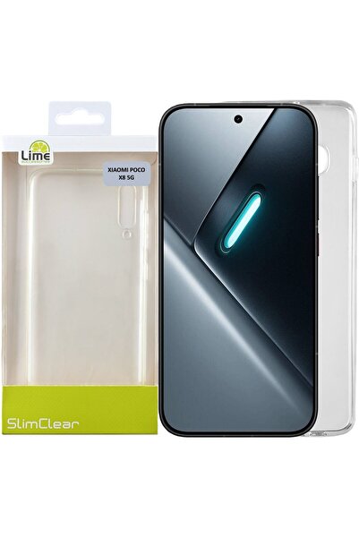 Lime Successories Λεπτή Διαφανής Θήκη TPU για Xiaomi Poco X8 5G 6.83 ιντσών μ...
