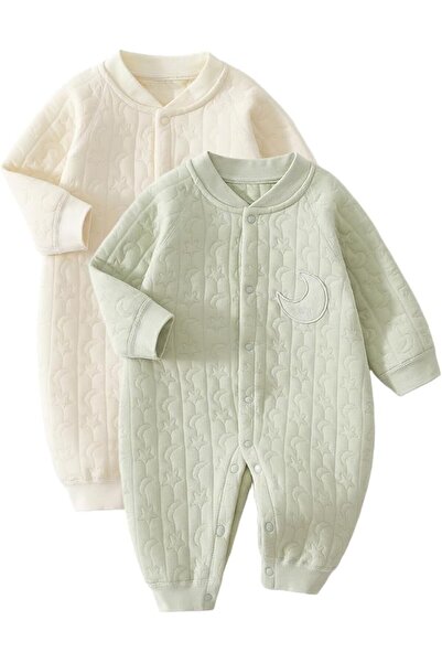 Yelajoy Newborn Knit Bodysuit, Baby Long Sleeve Button Jumpsuit, Infant Boys ...