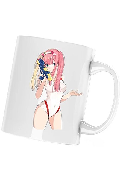 INOVATIX Кана Дарлинг във FranXX Fanart SF Аниме, бяло, 330 мл