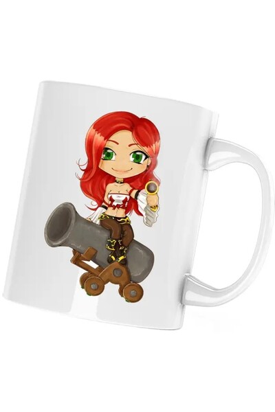 INOVATIX Cana League of Legends Akali LoL Rebel Girl, λευκό, 330 ml