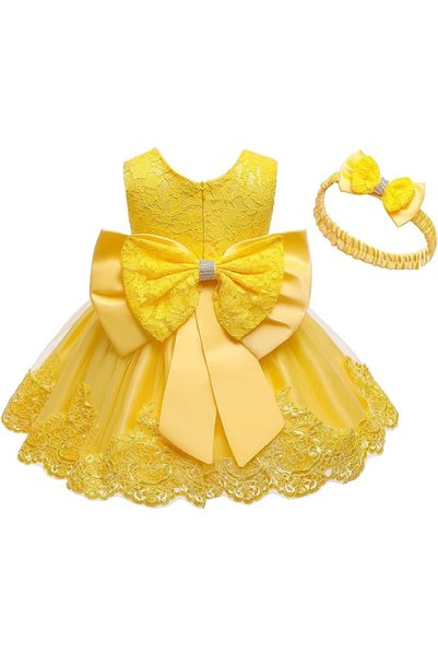 GENERAL Jup'Elle Little Baby Girl Dress Flower Ruffles Party Wedding Pageant ...