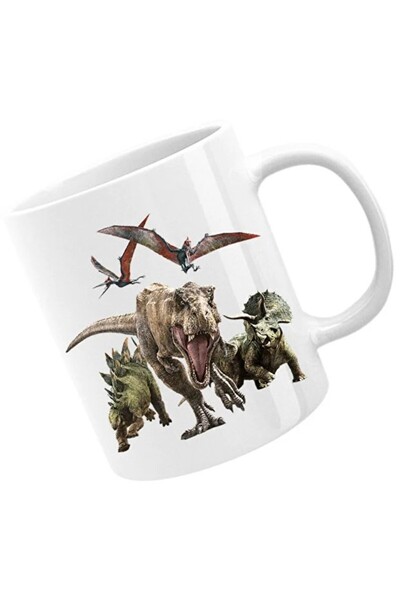 INOVATIX Cana Jurassic Park Dinosaur Plateosaurus Fossils, alba, 330 ml