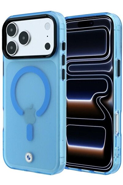 BMW Θήκη Ματ με IML και Μεταλλικό Λογότυπο Magsafe για iPhone 18 Pro / 17 Pro...