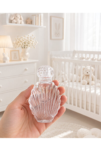(40 ADET) Şeffaf Limon Kolonyalı Mika Plastik 40ml İstiridye Şişe