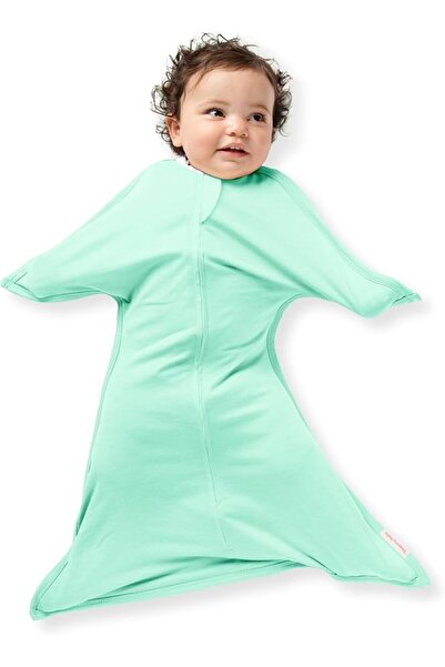SleepingBaby Poly Zipadee-Zip Swaddle Transition Baby Swaddle Blanket with Zi...