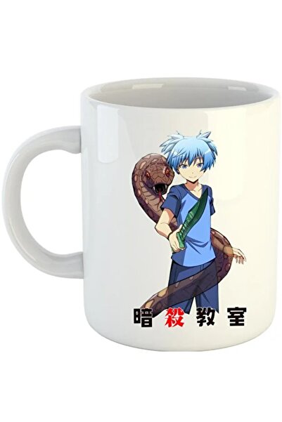 INOVATIX Cana Assassination Classroom Shiota Nagisa Desene Animate, alba, 330 ml