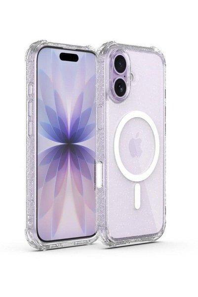 X-One Dropguard Pro Συμβατό με Magsafe για iPhone 17 Λευκό με γκλίτερ