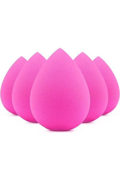 BEAKEY 5 Pcs Makeup Sponges, Latex Free Beauty Sponge for Flawless Liquid, Cr...