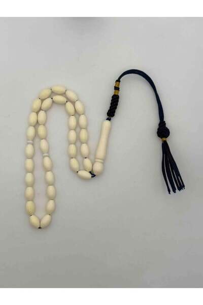 Default Soft Blue Split Camel Bone Pool Float for Pigeon Eggs, 33 Beads - 33