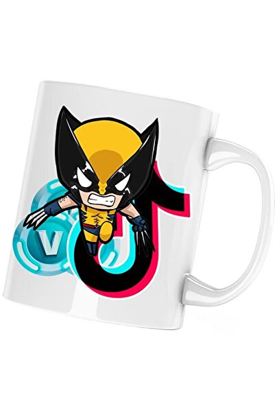 INOVATIX Cana Wolverine XMen Fortnite VBucks Tiktok, alba, 330 ml