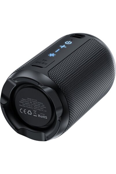 Acefast Φορητό Ηχείο Ασύρματο TWS Bluetooth v6.0 1800mAh 16W Κάρτα TF Aux Φωτ...