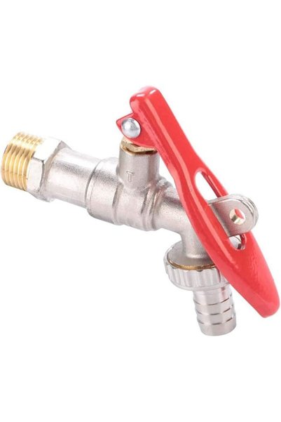 Bukela Home Water Tap Brass Thread Water Supply Manual Tap Lockable Faucet Ho...