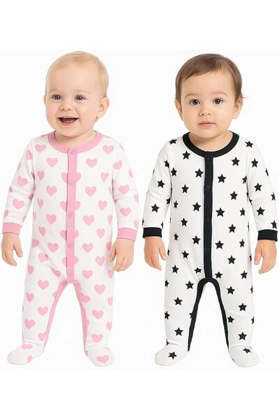 luay 100% Cotton Full Sleeves Baby Romper | Bodysuits & One-Piece Footies for...