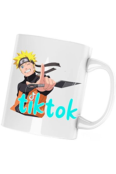 INOVATIX Cana Naruto Tiktok Creator Tik Tok Anime Manga, alba, 330 ml
