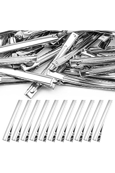 GENERAL 50Pcs Duckbill Hair Clips for Women - 3'' Metal Alligator Hair Clips ...