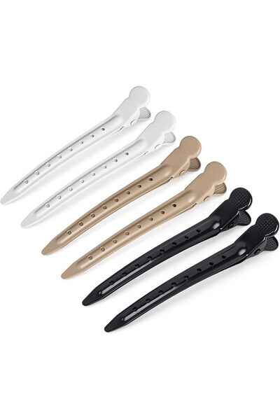 AIMIKE Matte Metal Duckbill Hair Clips for Styling & Precise Sectioning
