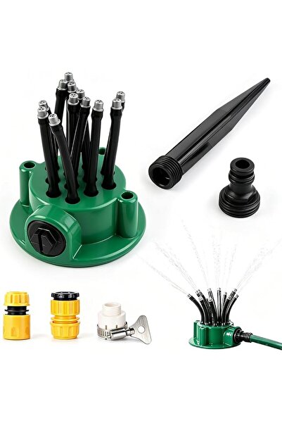 Goodern 360° Coverage Precision Garden Irrigation Sprinkler,Automatic Multi S...