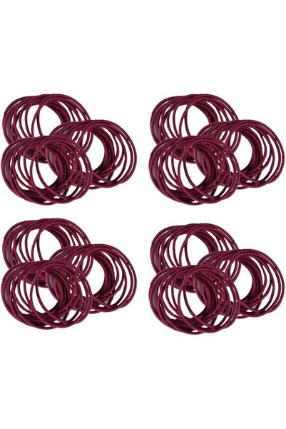 TERRIFI 100PCS Hair Ties,2mm Small Thin Elastic Hair Ties Seamless Ponytail B...