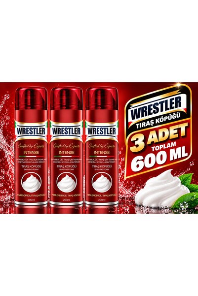 WRESTLER INTENSE 200 ML X 3 ADET (600 ML)